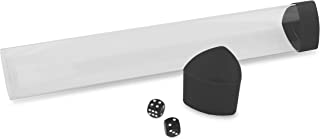 Playmat Tube with Dice Cap - Black | CCGPrime