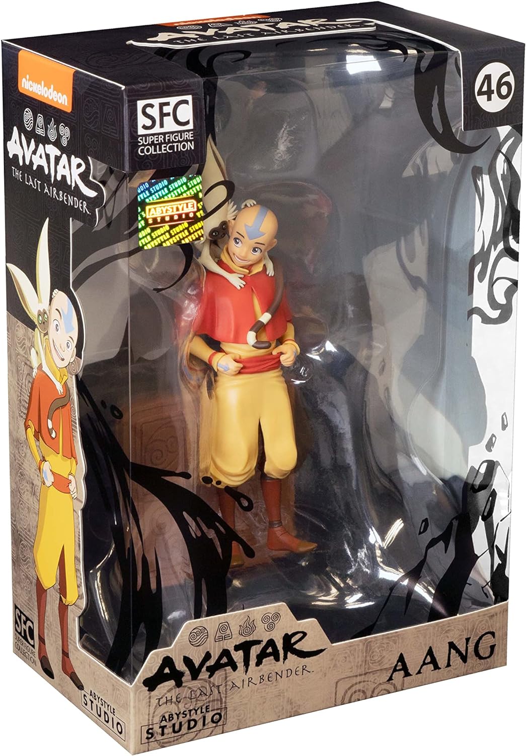 ABYSTYLE Studio Avatar The Last Airbender Aang Collectible PVC Figure Statue 6.3" Tall | CCGPrime