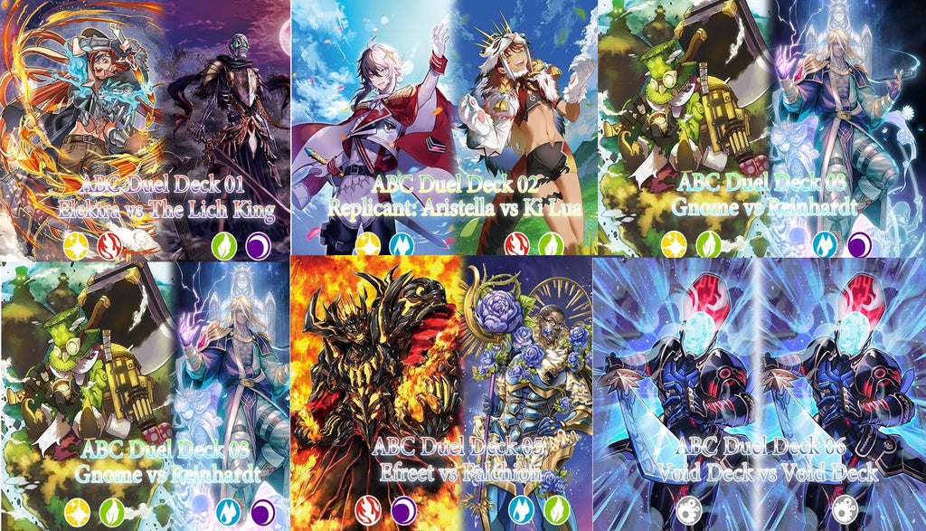 ABC Duel Deck Set of 6 decks – CCGPrime