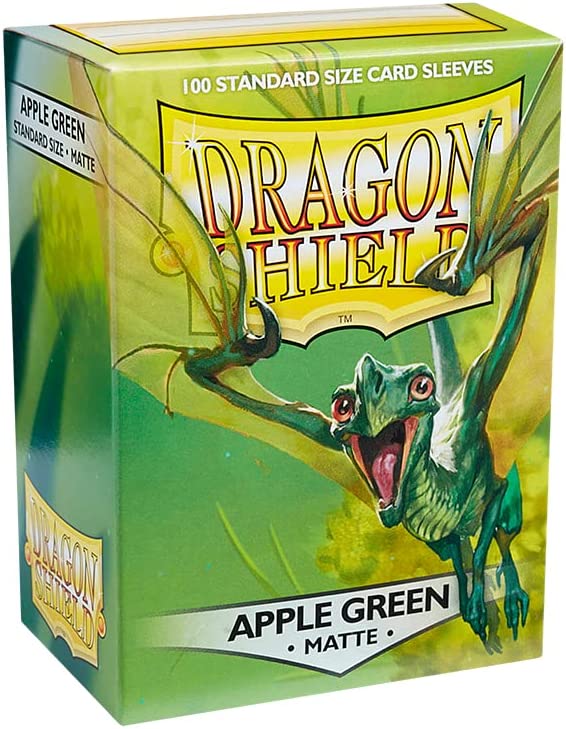 Dragon Shield Sleeves Matte Apple Card Game, Green | CCGPrime