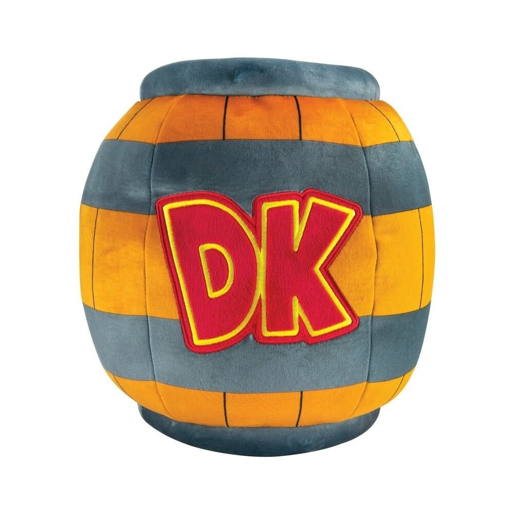 Club Mocchi- Mocchi- Donkey Kong DK Barrel Mega Plush Toy, 15 inch | CCGPrime