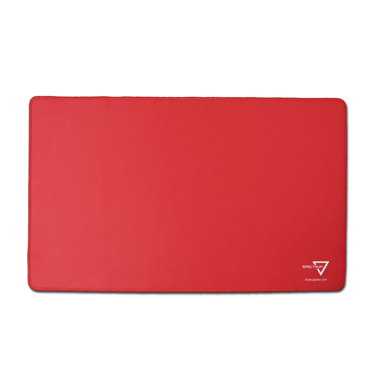 BCW Spectrum Playmat with Stitched Edging - Red | CCGPrime