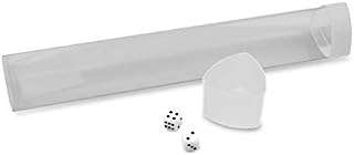 Playmat Tube with Dice Cap - White (1 Tube) | CCGPrime