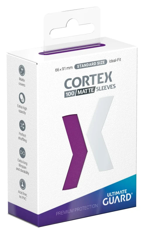 Cortex Sleeves Matte Standard Size (100) - Purple | CCGPrime