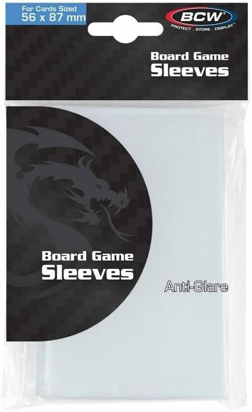 BCW Board Game Sleeves -- 56Mm X 87Mm -- Anti-Glare | CCGPrime