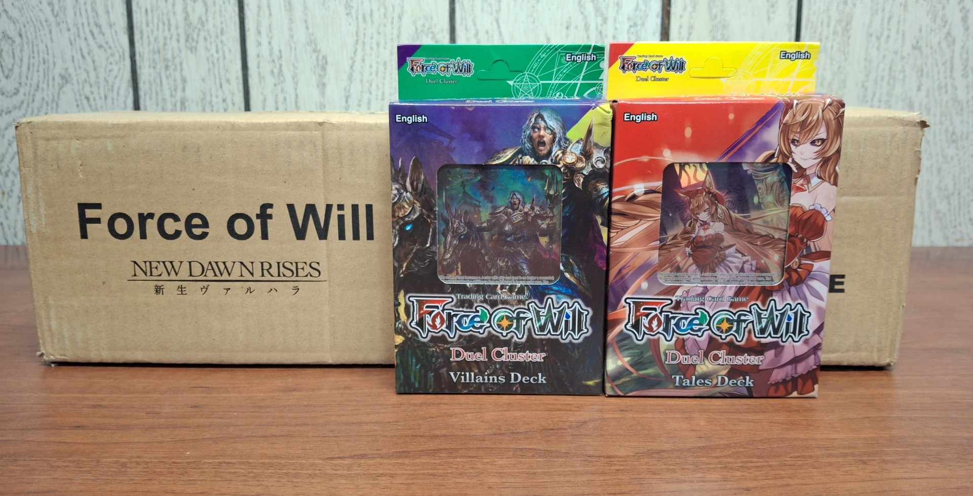 Force of Will TCG: New Dawn Rises PreRelease Kit and GOG Starter Decks | CCGPrime