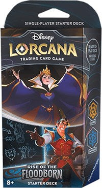 Disney Lorcana:  Rise of the Floodborn Starter Deck (Amber & Sapphire) | CCGPrime