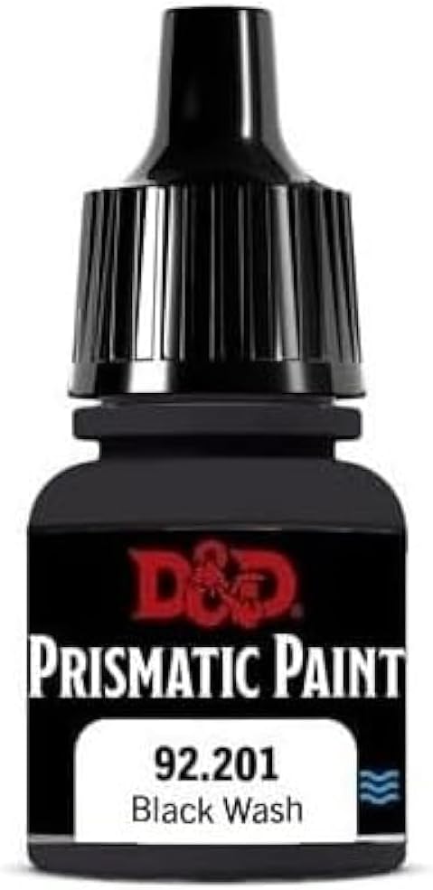 D&D Prismatic Paint: Black Wash (8ml) | CCGPrime