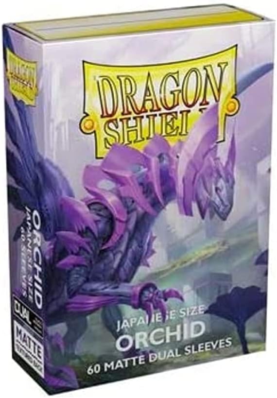 Dragon Shield Japanese Size Sleeves – Matte Dual Orchid 60CT | CCGPrime