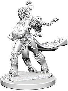 DEEP CUTS UNPAINTED MINIATURES -W1-FEMALE HUMAN SORCERER | CCGPrime