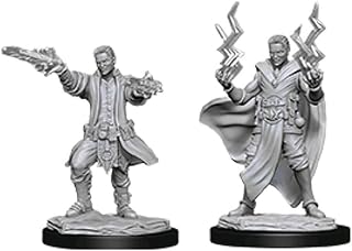 Dungeons & Dragons Nolzur`s Marvelous Unpainted Miniatures: W12 Male Human Sorcerer | CCGPrime