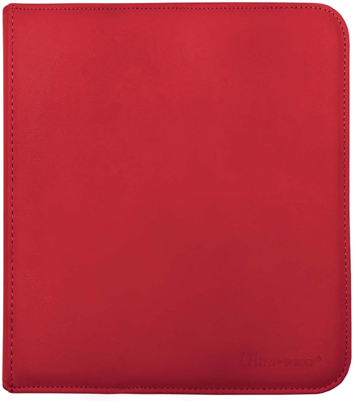Ultra Pro E-15743 Ultra Pro-12 Pocket Zippered Pro Binder-Red, | CCGPrime