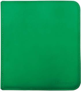 Ultra Pro E-15741 Ultra Pro-12 Pocket Zippered Pro Binder-Green | CCGPrime