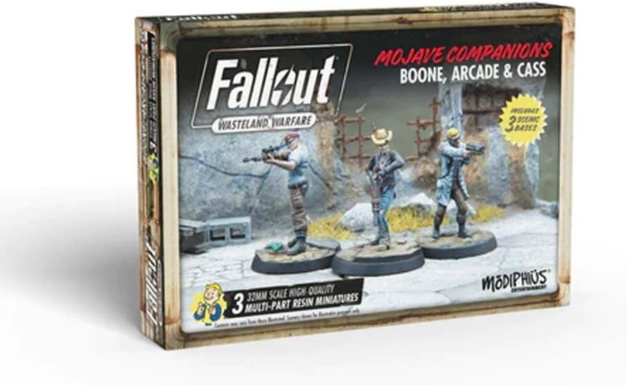 Modiphius Fallout - Wasteland Warfare - Boone Arcade and Cass | CCGPrime