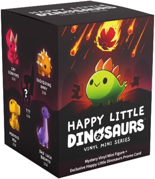 Unstable Games TeeTurtle Happy Little Dinosaurs - Vinyl Mini Figures | CCGPrime