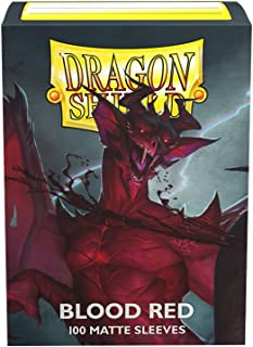 Dragon Shield Sleeves – Matte: Blood Red 100CT | CCGPrime