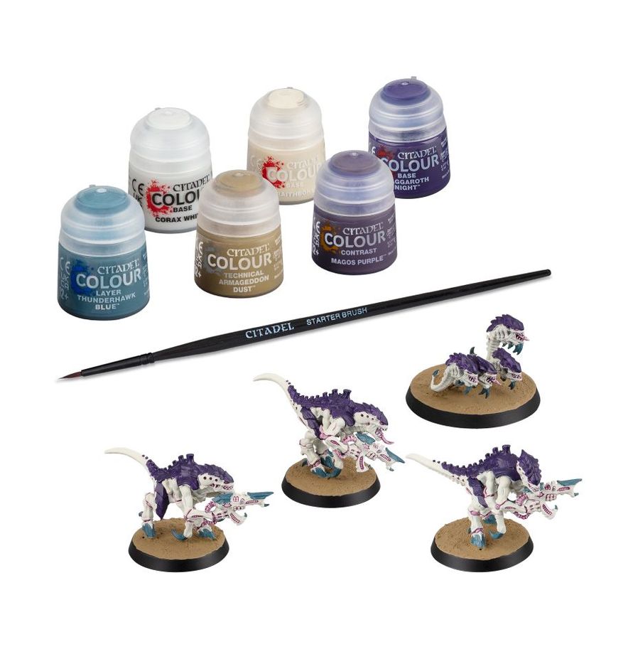 Tyranids: Termagants and Ripper Swarm + Paints Set | CCGPrime