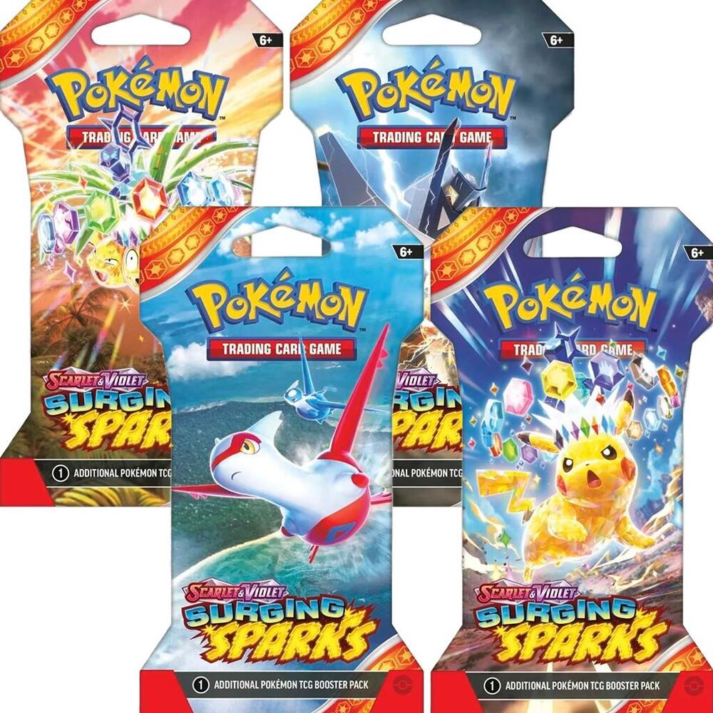 Surging Sparks Sleeved Booster Pack | CCGPrime