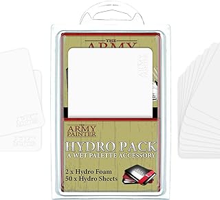 The Army Painter Hydro Pack Palette Paper for Acrylic Paint. 50 Wet Pallet Paper and 2 Wet Palette Sponges | CCGPrime