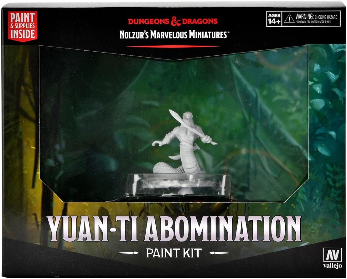 Dungeons & Dragons Nolzur's Marvelous Miniatures: Paint Kit- Yuan-ti Abomination | CCGPrime