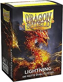 Dragon Shield Standard Size Card Sleeves – Matte Dual Lightning 100CT | CCGPrime