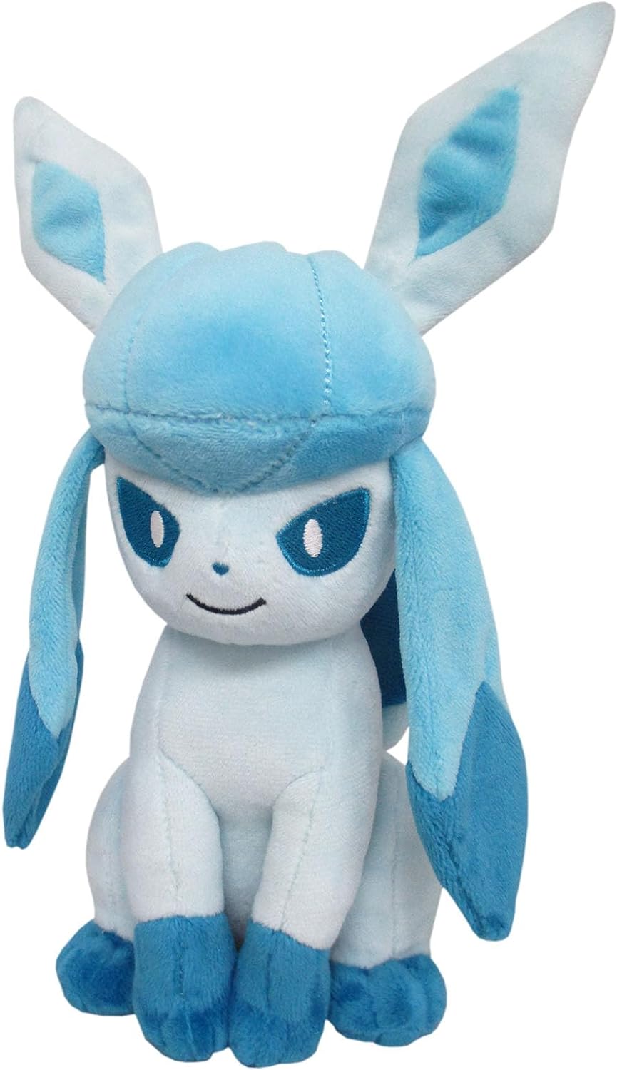 Sanei PP124 Pokemon All Star Collection Glaceon Plush,Brown/A | CCGPrime