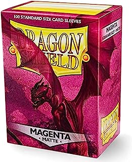 Dragon Shield Matte Magenta Card Games - 100 Count | CCGPrime