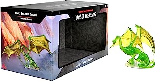 D&D Icons of the Realms: Adult Emerald Dragon Premium Figure | CCGPrime