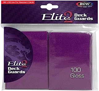 BCW Elite 2 Gloss Card Sleeves – Mulberry (100) | CCGPrime