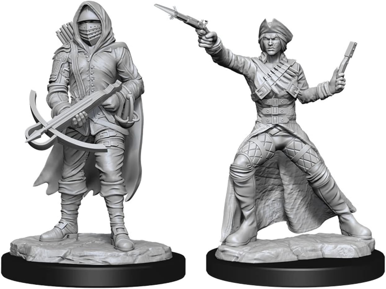 WizKids Deep Cuts Unpainted Miniatures: W15 Bounty Hunter & Outlaw | CCGPrime