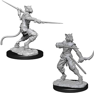 Dungeons & Dragons Nolzur`s Marvelous Unpainted Miniatures: W7 Tabaxi Male Rogue | CCGPrime