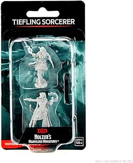 Dungeons & Dragons Nolzur`s Marvelous Unpainted Miniatures: W15 Tiefling Sorcerer Female | CCGPrime