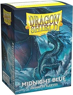 Dragon Shield Sleeves – Matte Midnight Blue 100 CT | CCGPrime
