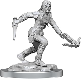 Dungeons & Dragons Nolzur`s Marvelous Unpainted Miniatures: W17 Half-Elf Rogue Female | CCGPrime