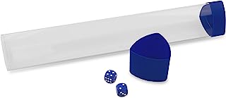 Playmat Tube with Dice Cap - Blue (1 Tube) | CCGPrime