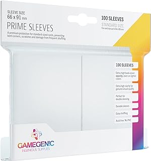 PRIME Sleeves: White | CCGPrime