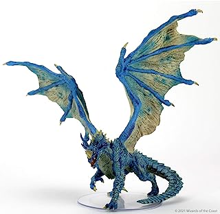 D&D Icons of The Realms: Adult Blue Dragon Premium Figure | CCGPrime