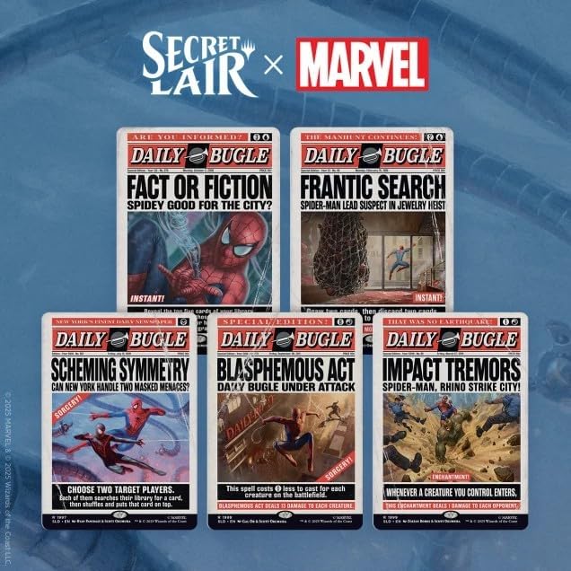Secret Lair Drop: Secret Lair x Marvel Spider Man: Daily Bugle Breaking News | CCGPrime