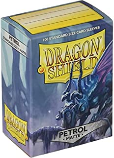 Dragon Shield Matte Petrol 100 Protective Sleeves | CCGPrime