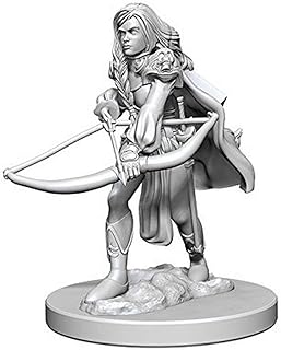 Pathfinder Deep Cuts Unpainted Miniatures: W1 Human Female Fighter | CCGPrime