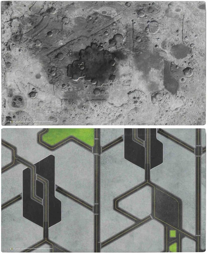 BattleTech BattleMat: FieldTech - Alpha Strike Lunar/Alpha Strike City | CCGPrime