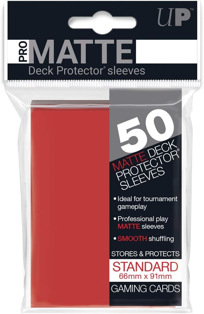 Ultra Pro Pro-Matte Red Deck Protector | CCGPrime