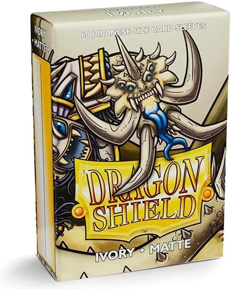 Dragon Shield AT-11117 Japanese Size Matte Ivory (60 Sleeves) | CCGPrime