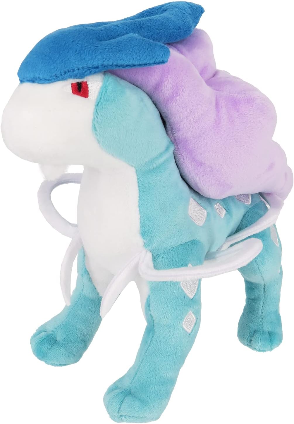 Sanei Pokemon All Star Series - PP64 - Suicune Stuffed Plush, Blue, Purple, 8.5" | CCGPrime