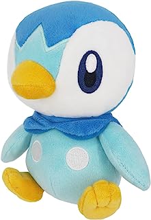Sanei Pokemon All Star Collection - PP89 - Piplup Plush 6", Blue | CCGPrime