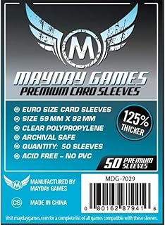 Premium Euro Card Sleeve - Pack of 50 | CCGPrime