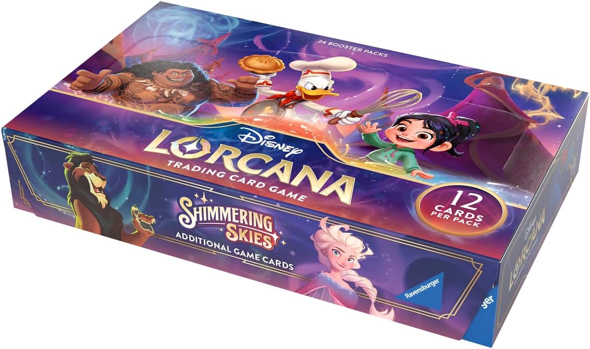 Ravensburger Disney Lorcana TCG: Shimmering Skies Booster Pack Display | CCGPrime