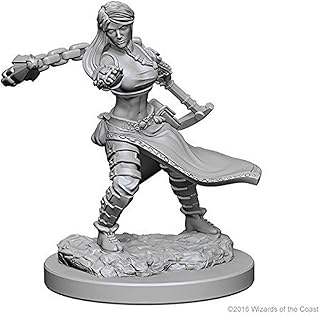 Dungeons & Dragons Nolzur`s Marvelous Unpainted Miniatures: W1 Human Female Monk | CCGPrime