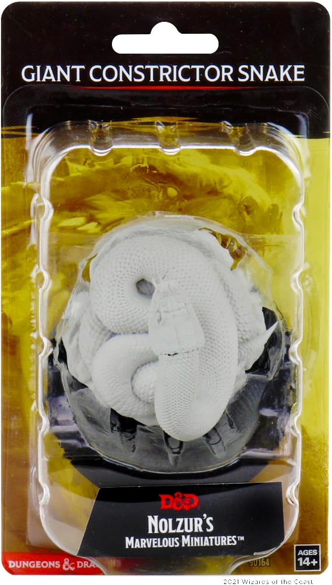 NOLZUR'S MARVELOUS MINIATURES: W13 GIANT CONSTRICTOR SNAKE | CCGPrime