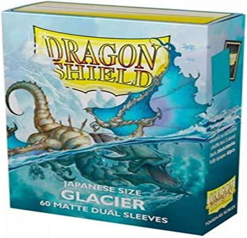 Dragon Shield Sleeves– Matte Japanese: Dual Glacier 60CT | CCGPrime